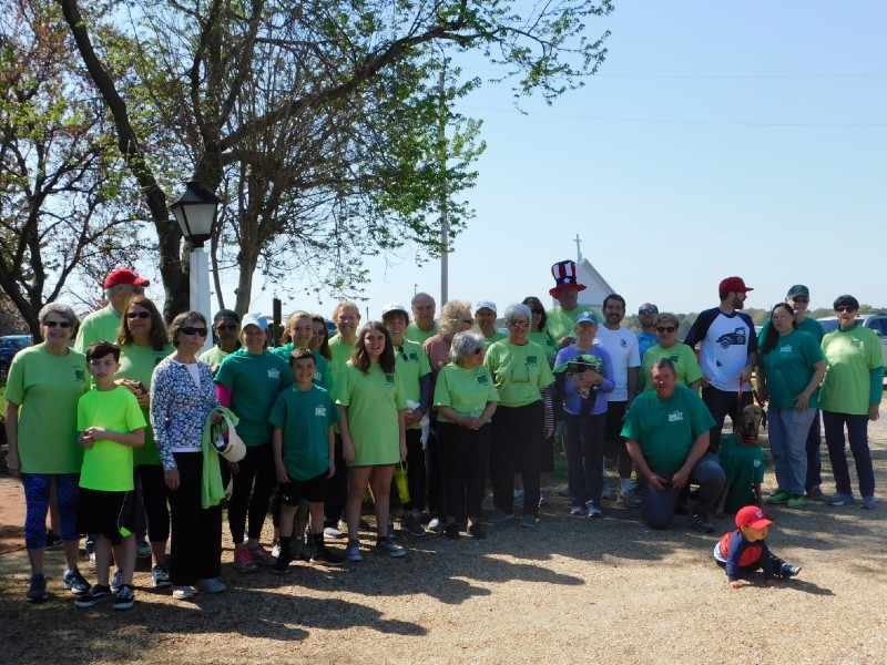 Attendees of Walk in the Park, 2018.