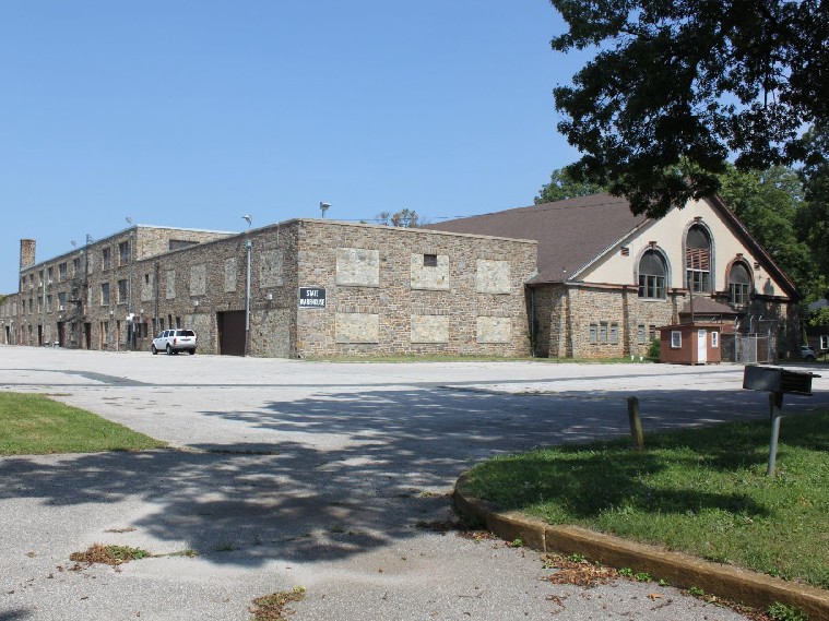 Current photo of Pikesville Armory. Photo from Maryland Historical Trust.