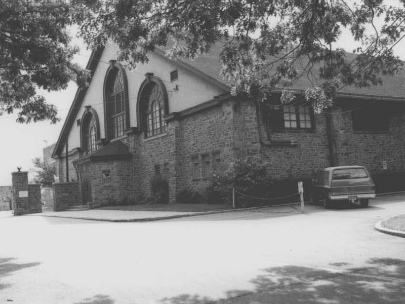 Pikesville Armory, 1980. Photo from Maryland Historical Trust.