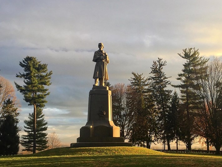 Antietam Monument. Photo from the National Park Service.