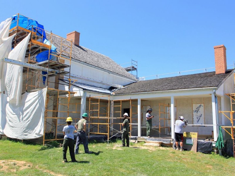 Historic Preservation Training Center at D.R. Miller House, Antietam Battlefield, MD.