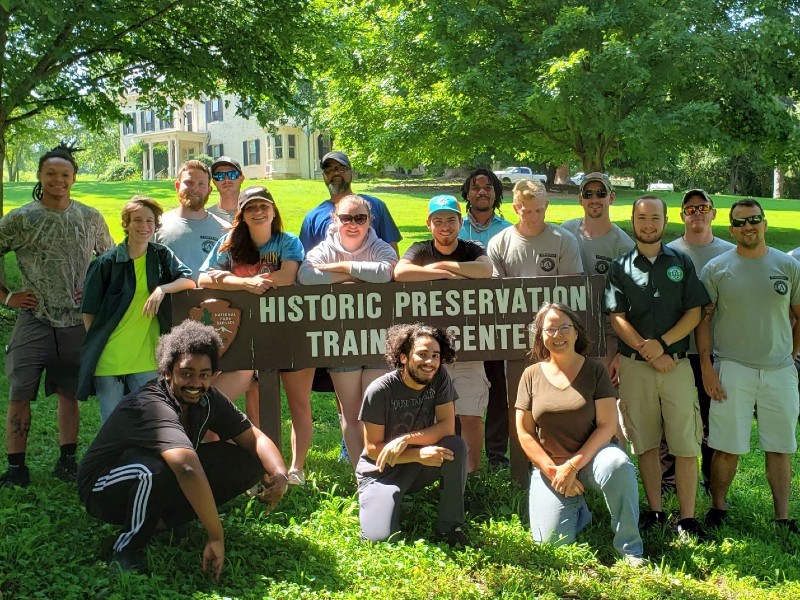 Trainees at the National Preservation Training Center, 2019.