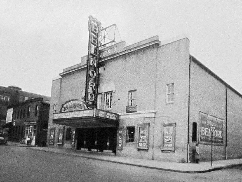 Historic image of the Belnord Theatre, ca. 1930s.