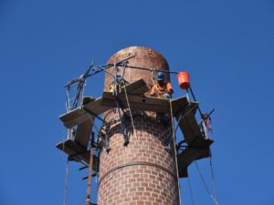 phillips-packing-smokestack-scaffolding-august-2019-CREDIT-cross-street-partners