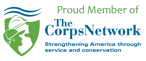 Graphic Reading, "Proud Member of the Corps Network"