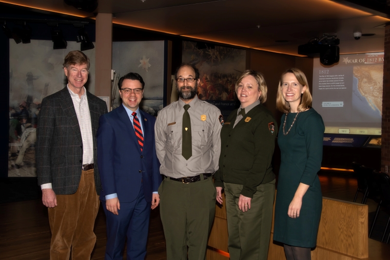 Kaplan Event Speakers (L-R), Brad Davidson, Nicholas Redding, Moss Rudley, Abbi Wicklein-Bayne, Del. Brooke Lierman.