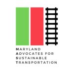 Logo reading "Maryland Advocate for Sustainable Transportation"