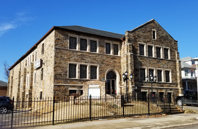 The Liberty Grace Church of God in Baltimore City. Photo from Maryland Historical Trust.