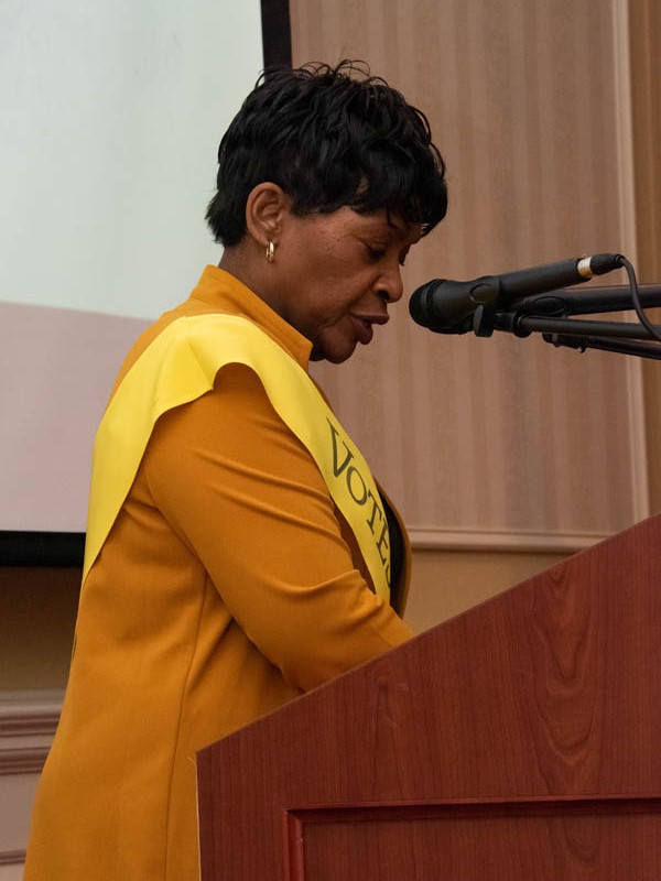 Speaker of the House, Adrienne Jones, Annapolis, January 2020.