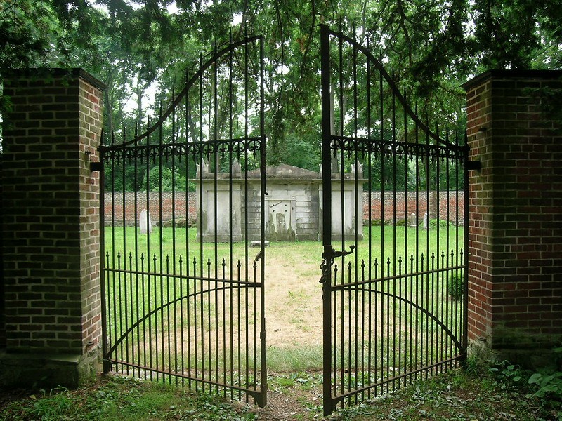 Gates at Hampton National Historic Site, 2005. Photo by Preservation Maryland.