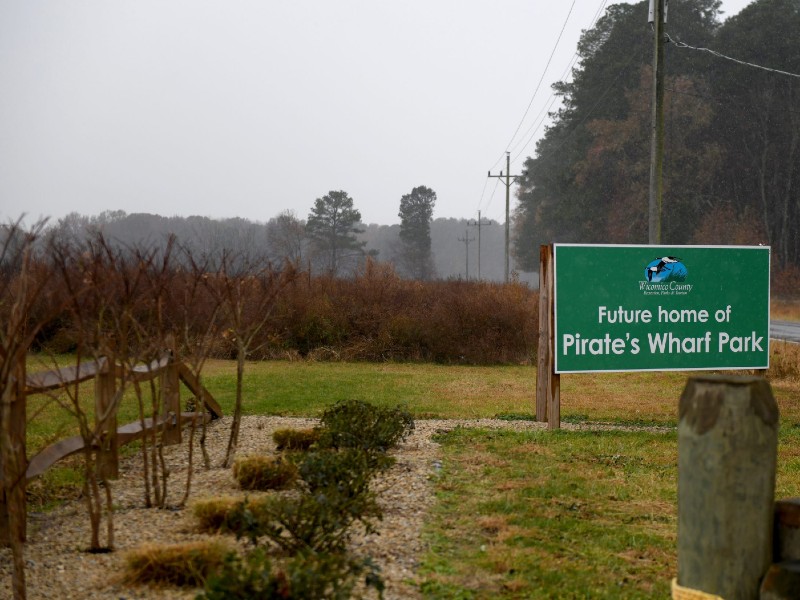 Location of the planned new Pirate's Wharf Heritage Trail funded by the Maryland Heritage Area Authority.