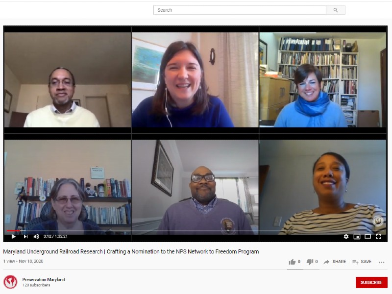 Webinar Recap: Researching Underground Railroad History in Maryland for NPS Network to Freedom Applications