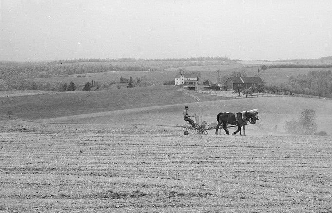 Spring Plowing, 1940. Library of Congress.