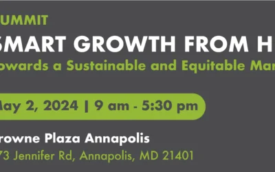 Save the Date for UMD’s Smart Growth From Here: Towards a Sustainable and Equitable Maryland Summit 