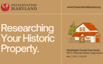 Researching Your Historic Property in Washington County