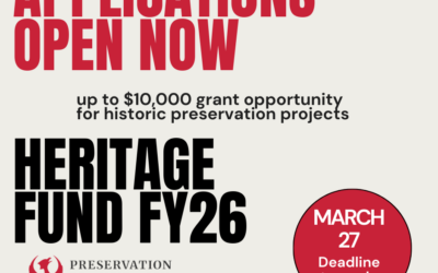 Heritage Fund FY2026 Now Open!