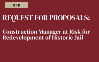 Construction Manager at Risk for Redevelopment of Historic Jail